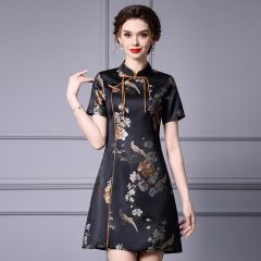 Oriental Qipao Cheongsam Chinese Dress -KU16LU53D-2