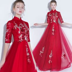 Oriental Qipao Cheongsam Chinese Dress -LGWWAOTZ8-2