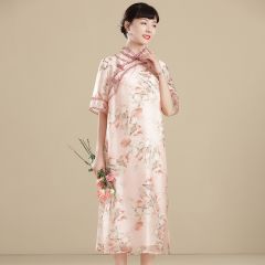 Oriental Qipao Cheongsam Chinese Dress -60TQV0A3E2-1