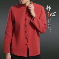 Chinese Shirt Blouse Kung Fu Costume -M5U5UM7KR-5