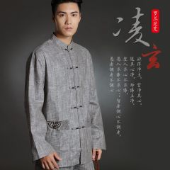 Chinese Shirt Blouse Kung Fu Costume -M62DPV9F1-2