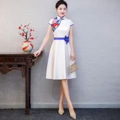Oriental Qipao Cheongsam Chinese Dress -M7Y5A6JNS