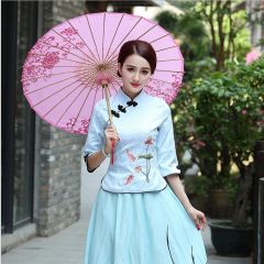 Oriental Chinese Shirt Blouse Costume -MJ08JGVHS-4