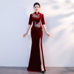 Oriental Qipao Cheongsam Chinese Dress -MKHO2571Y