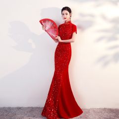 Oriental Qipao Cheongsam Chinese Dress -MWVSSN70G-2