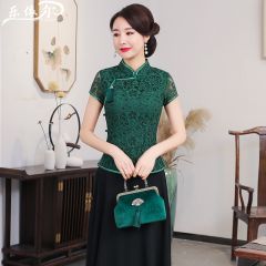 Oriental Chinese Shirt Blouse Costume -OB97X16WU-1