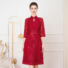 Oriental Qipao Cheongsam Chinese Dress -OBXMLU2DV-1