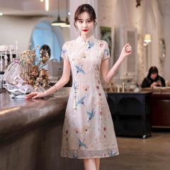 Oriental Qipao Cheongsam Chinese Dress -Q49Z6TUGM
