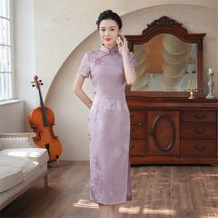 Oriental Qipao Cheongsam Chinese Dress -Q5ECY6REQ