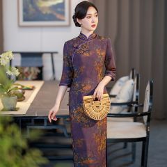 Oriental Qipao Cheongsam Chinese Dress -RKCWZMA9Y
