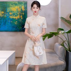 Oriental Qipao Cheongsam Chinese Dress -RWR8UIIYA-2