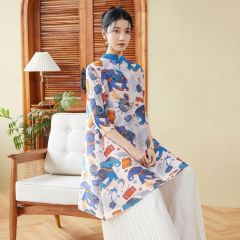Oriental Qipao Cheongsam Chinese Dress -RX7BKYBVS