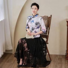Oriental Chinese Shirt Blouse Costume -SM2PJVRJ4