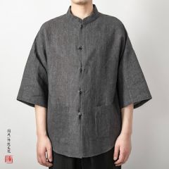 Chinese Shirt Blouse Kung Fu Costume -SM5QSPM77-3