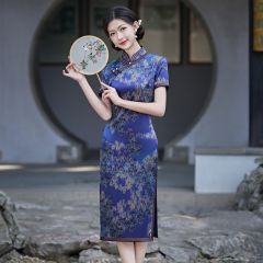 Oriental Qipao Cheongsam Chinese Dress -U1N5OWA6E