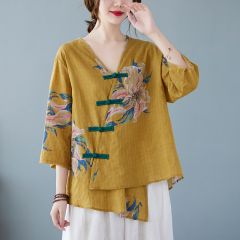 Oriental Chinese Shirt Blouse Costume -UPQOA2KVR-2
