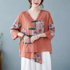 Oriental Chinese Shirt Blouse Costume -UPQOA2KVR-3
