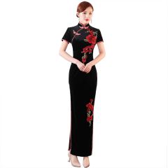 Oriental Qipao Cheongsam Chinese Dress -VE6R0NKQ8-1