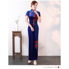Oriental Qipao Cheongsam Chinese Dress -VE6R0NKQ8-2