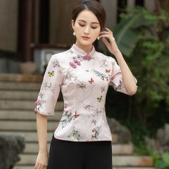 Oriental Chinese Shirt Blouse Costume -VFK0VNJPN