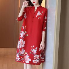 Oriental Qipao Cheongsam Chinese Dress -VS0U2TZKU