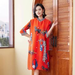 Oriental Qipao Cheongsam Chinese Dress -VTFBCSD4J-3