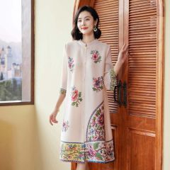 Oriental Qipao Cheongsam Chinese Dress -VTJBTMEYJ-1