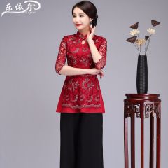 Oriental Chinese Shirt Blouse Costume -W3OTUEUPY