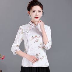 Oriental Chinese Shirt Blouse Costume -W516KEJNN-1