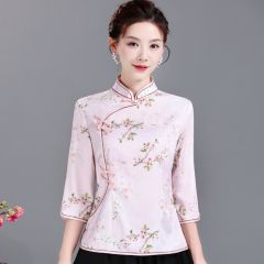 Oriental Chinese Shirt Blouse Costume -W516KEJNN-4