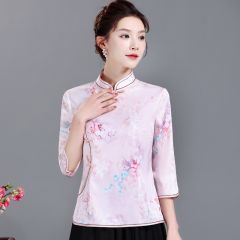 Oriental Chinese Shirt Blouse Costume -W516KEJNN-5