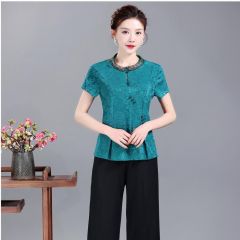 Oriental Chinese Shirt Blouse Costume -W5MLJLP8F-2