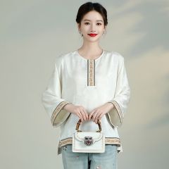 Oriental Chinese Shirt Blouse Costume -W6J05ZTVG-3
