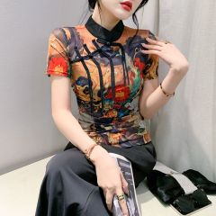 Oriental Chinese Shirt Blouse Costume -X8OC7UP4O