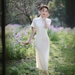 Oriental Qipao Cheongsam Chinese Dress -XYAA1L7DO-1