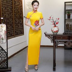 Oriental Qipao Cheongsam Chinese Dress -YLI91BD5B-1