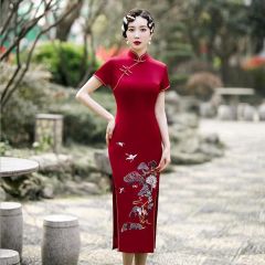 Oriental Qipao Cheongsam Chinese Dress -YYRYSD1DI-3