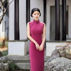 Oriental Qipao Cheongsam Chinese Dress -Z0FFKO5ME-1