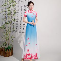 Oriental Qipao Cheongsam Chinese Dress -ZBZ4QWWQZ