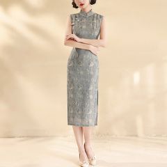 Oriental Qipao Cheongsam Chinese Dress -ZDA51GW6L