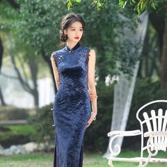 Oriental Qipao Cheongsam Chinese Dress -Z0EDE4YTZ-2