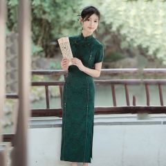 Oriental Qipao Cheongsam Chinese Dress -ZDJ54G1W3