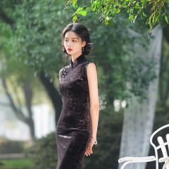 Oriental Qipao Cheongsam Chinese Dress -Z0EDE4YTZ-1