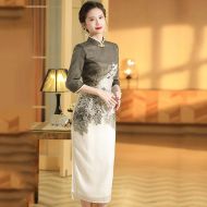 Oriental Qipao Cheongsam Chinese Dress -45AQSD61G-2