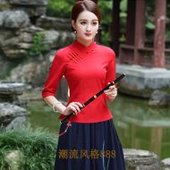 Oriental Chinese Shirt Blouse Costume -JZY99LGK-1