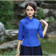 Oriental Chinese Shirt Blouse Costume -JZY99LGK-3