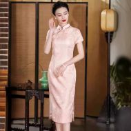 Oriental Qipao Cheongsam Chinese Dress -MKS0CDCW-1