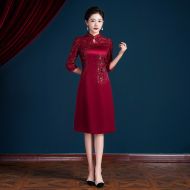 Oriental Qipao Cheongsam Chinese Dress -1NQ2HSKOS