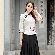 Oriental Chinese Shirt Blouse Costume -3E2EUCJEP-2