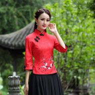 Oriental Chinese Shirt Blouse Costume -3E2EUCJEP-5